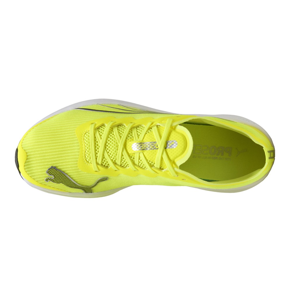 PUMA Redeem Pro Racer Lace Up Mens Yellow Sneakers Casual Shoes 37944214
