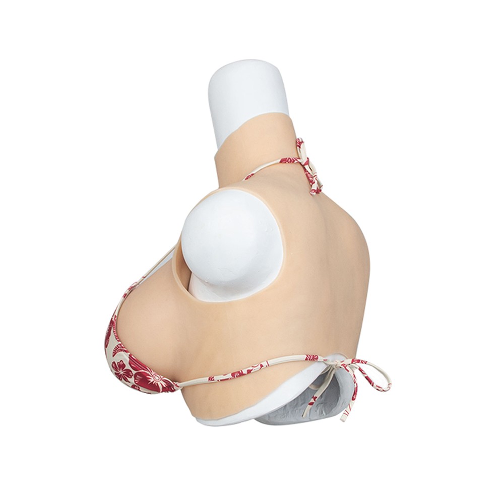 Realistic B-H Cup Silicone Breast Forms Breast Plate Fake Boobs For Crossdresser