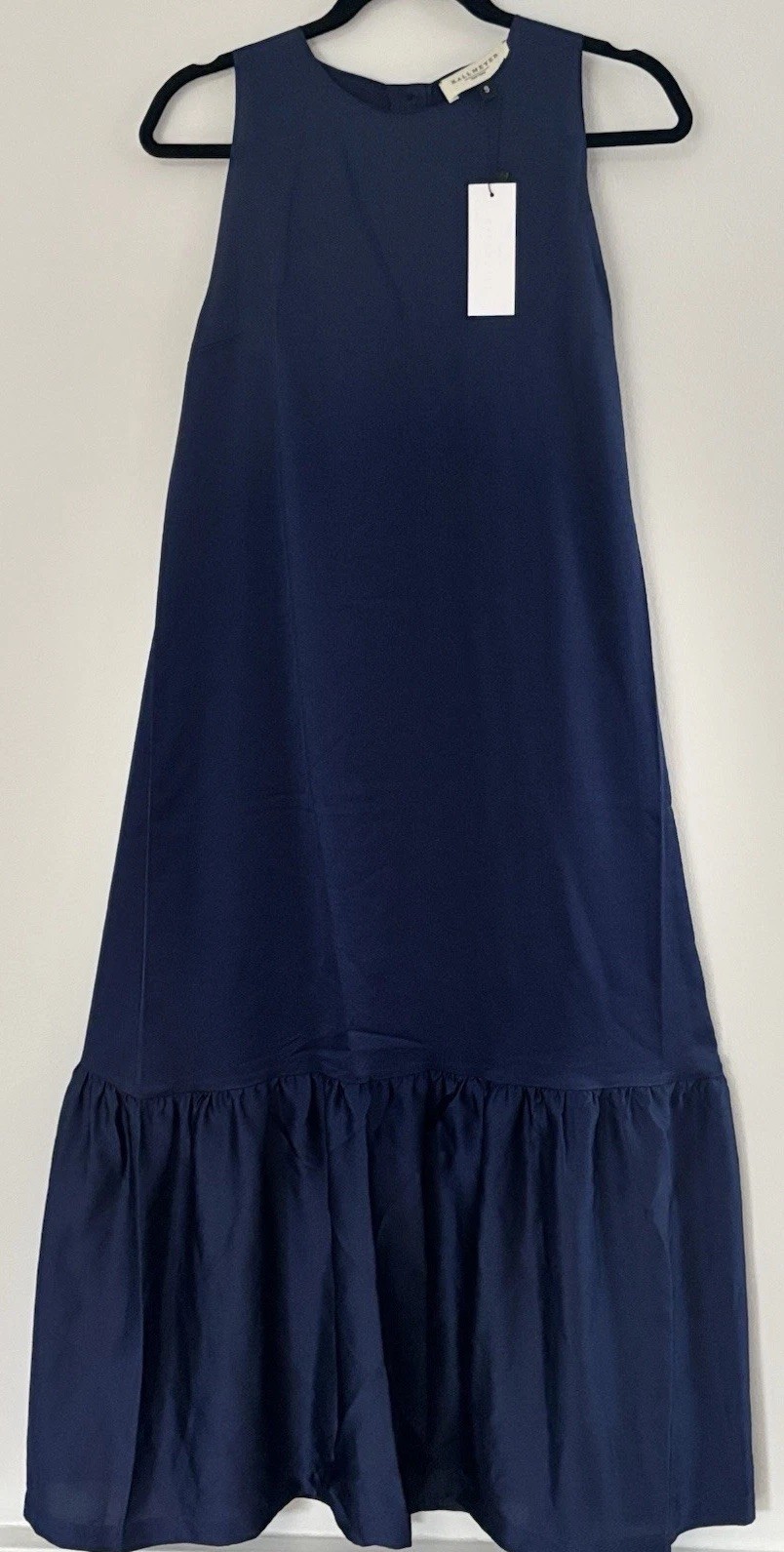 Kallmeyer NY Navy Blue Sleeveless Maxi Dress New W Tags Small. Offers Welcome!