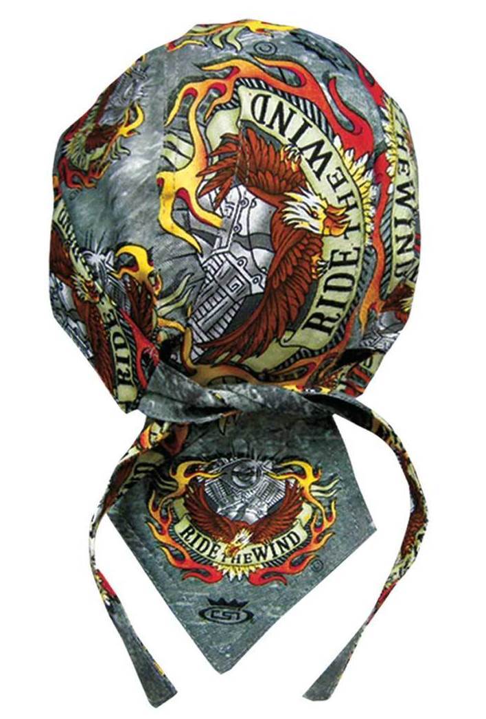 Ride the Wind Eagle Durag Head Wrap Skull Cap Terry Cloth Sweatband Capsmith