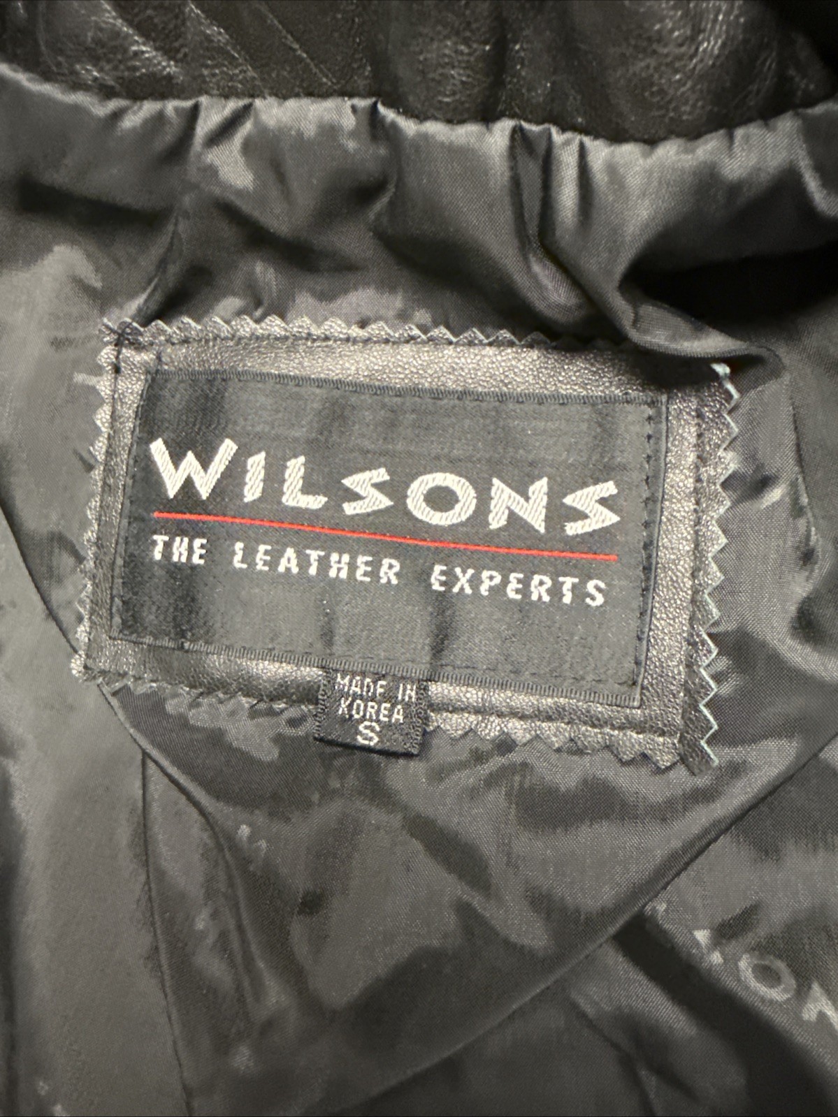 Vintage Wilsons Leather Motorcycle Biker Punk Moto Jacket Womens Size Small Soft