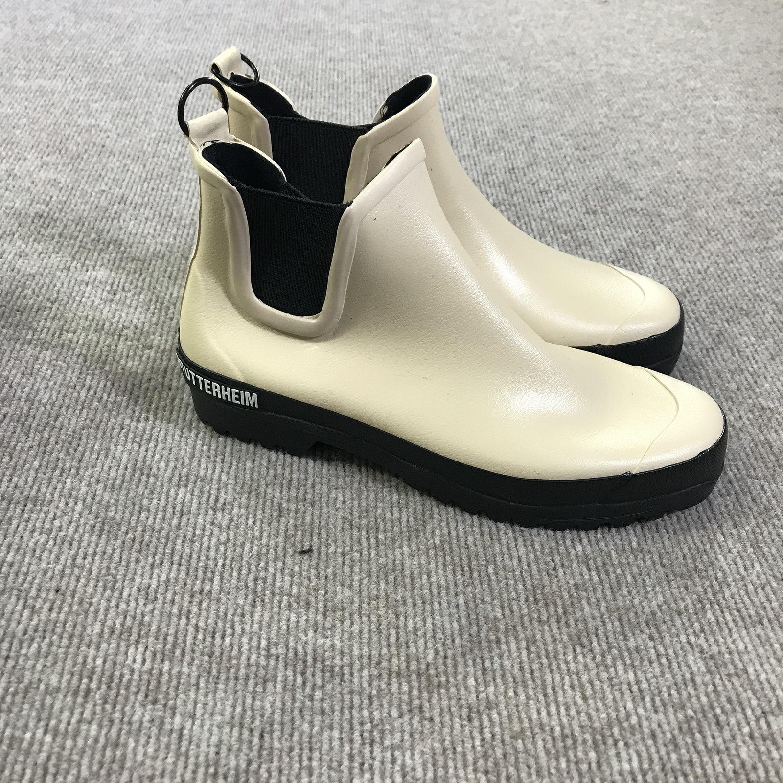 Stutterheim X Novesta Chelsea Rainwalker Boots Mens Size 10 Beige Waterproof