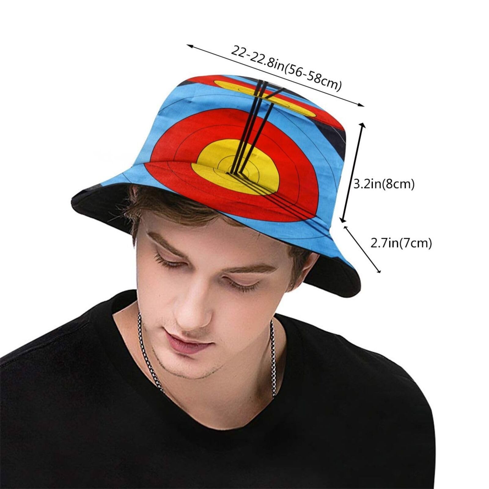 Bucket Hat Packable Breathable Sun Hats for Women Men Teens Unisex Summer Tra…