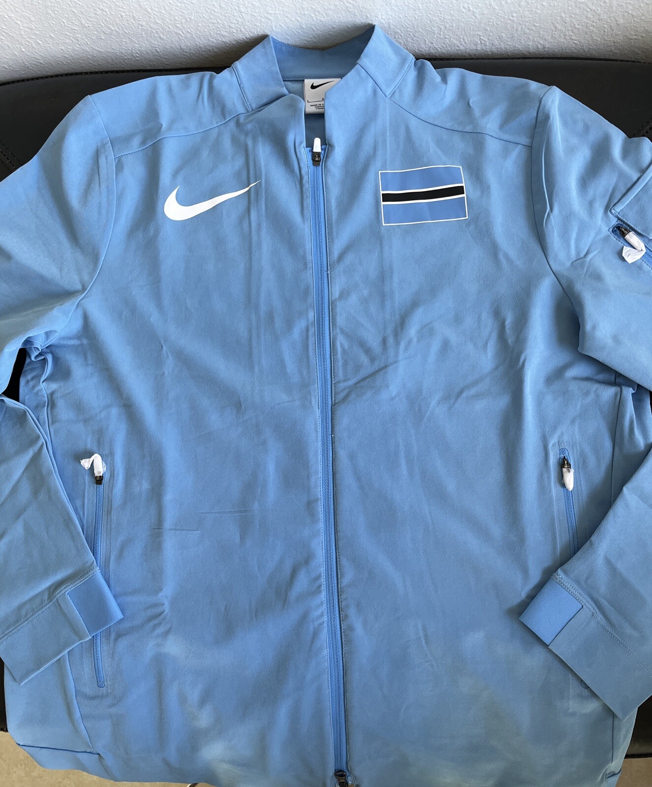 NEW Nike Pro Elite Botswana Track Jacket Men’s L Light Blue CI6297-412 New Team