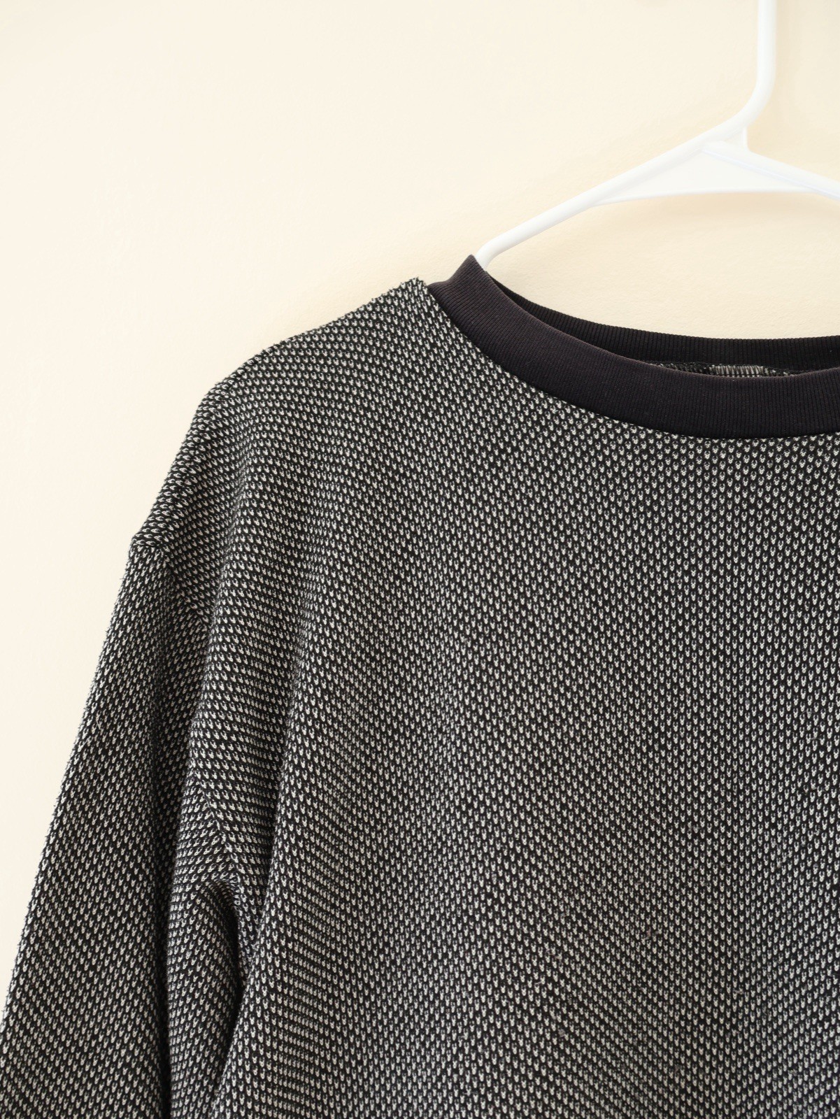 American Apparel Men’s S Grey Crewneck Sweater Knit Sweatshirt Indie Grunge USA