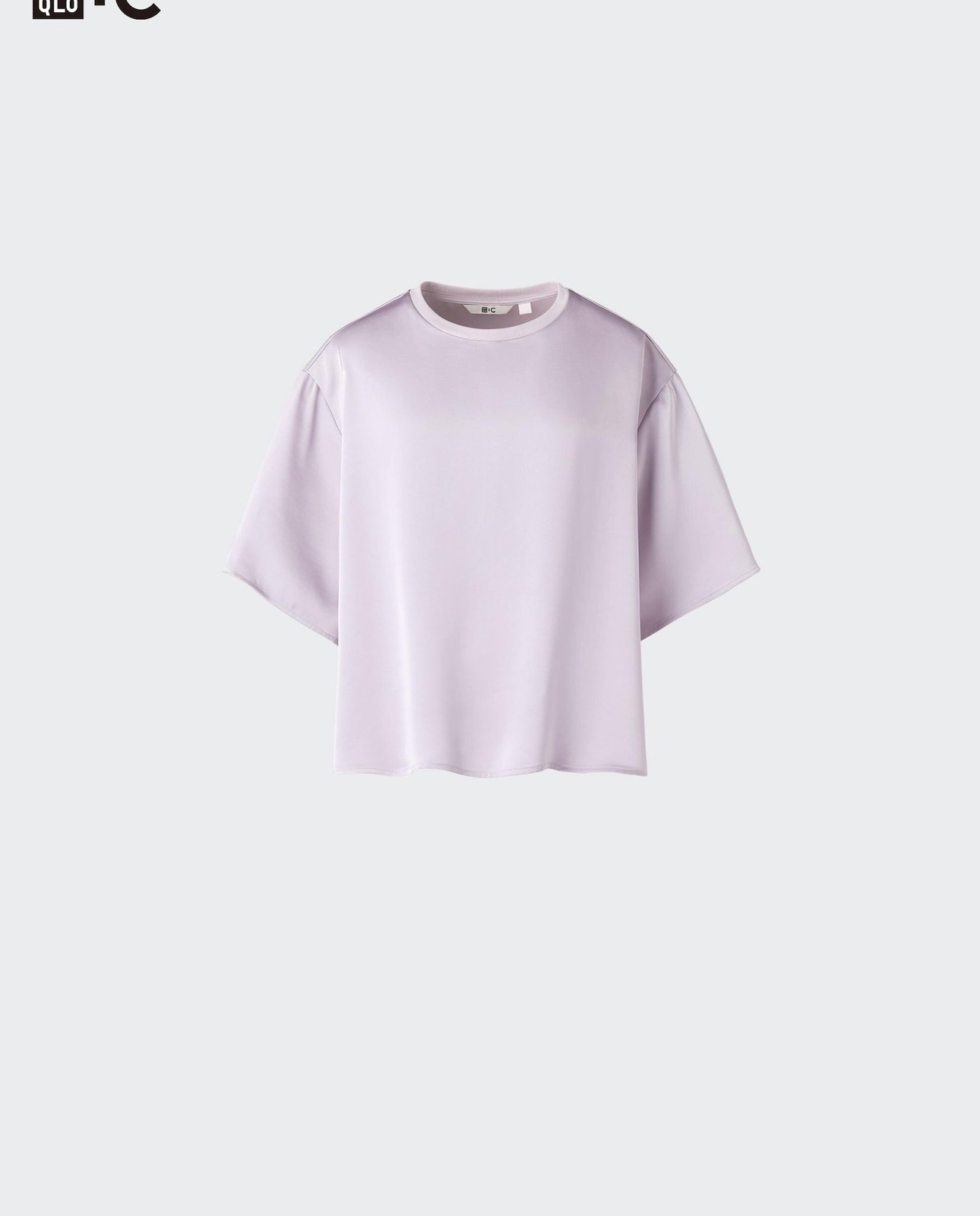 UNIQLO Satin Oversized Short Blouse | Half Sleeve Japan NEW