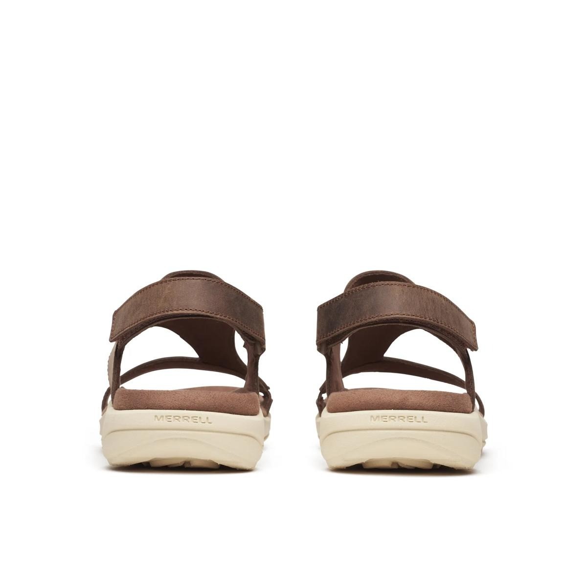 Merrell District 4 Luxe Backstrap Womens Leather Sandals Adjustable Comfort EVA