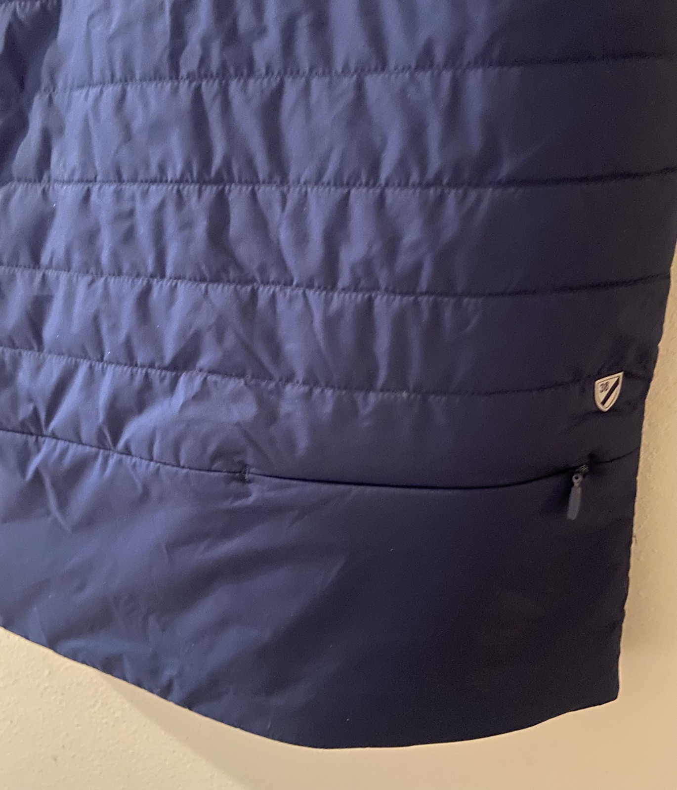NWOT Daniel Cremieux M Reversible Quilted Puffer Vest All Zip Pockets Navy Blue