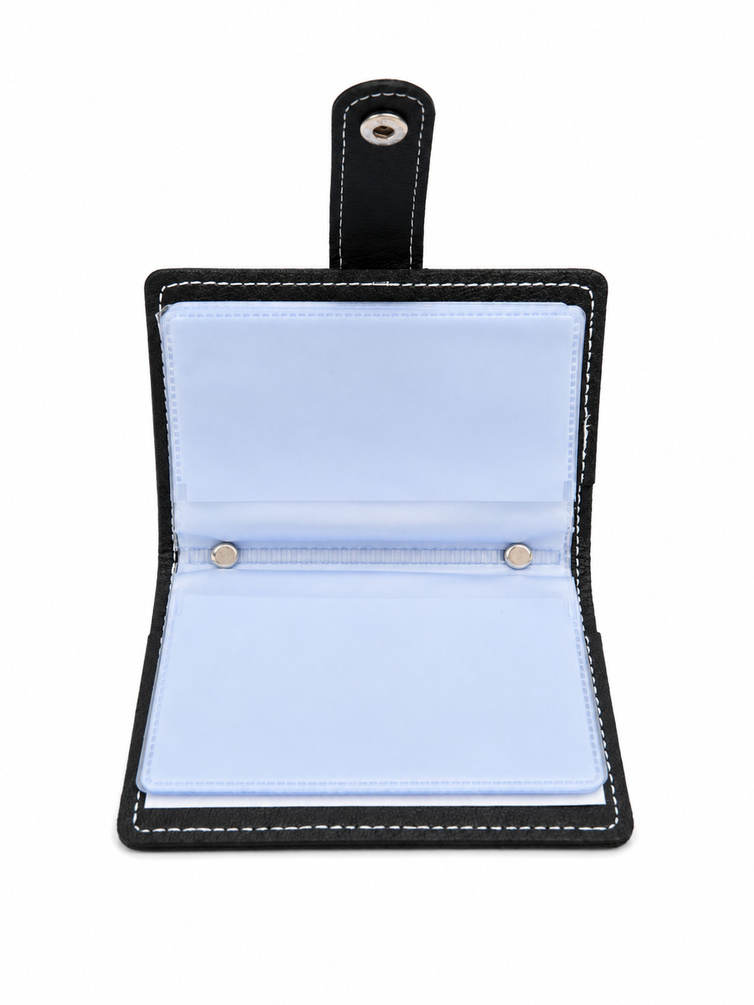 RFID Blocking Credit Card Holder Wallet 26 Card Slots Slim PU Leather Pocket Cas