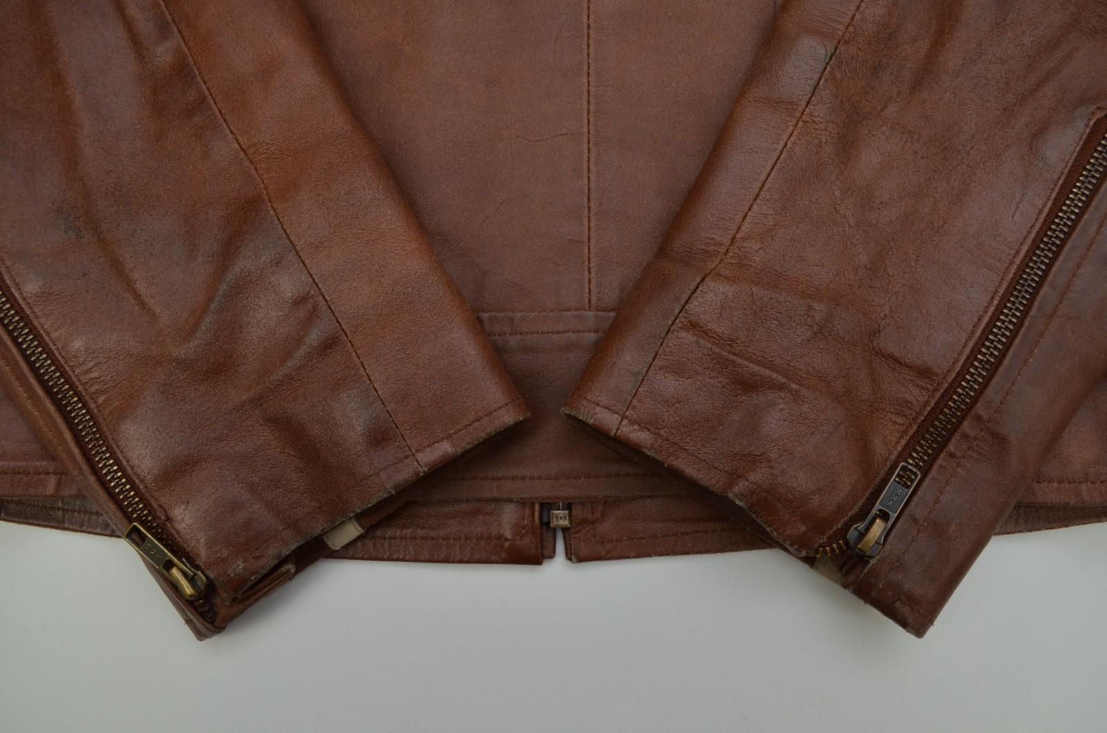 Vintage Superior New York Brogniez American Classic Motorcycle Leather Jacket M