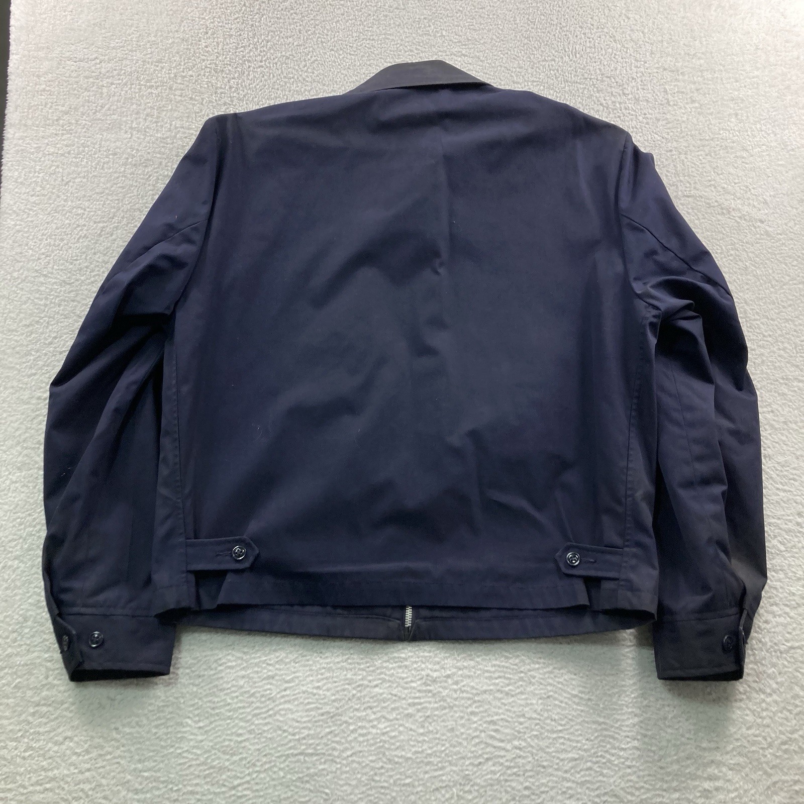 Vintage Blauer Military Jacket Men 42R Blue Ceiling Zero Full Zip Deck Air Force