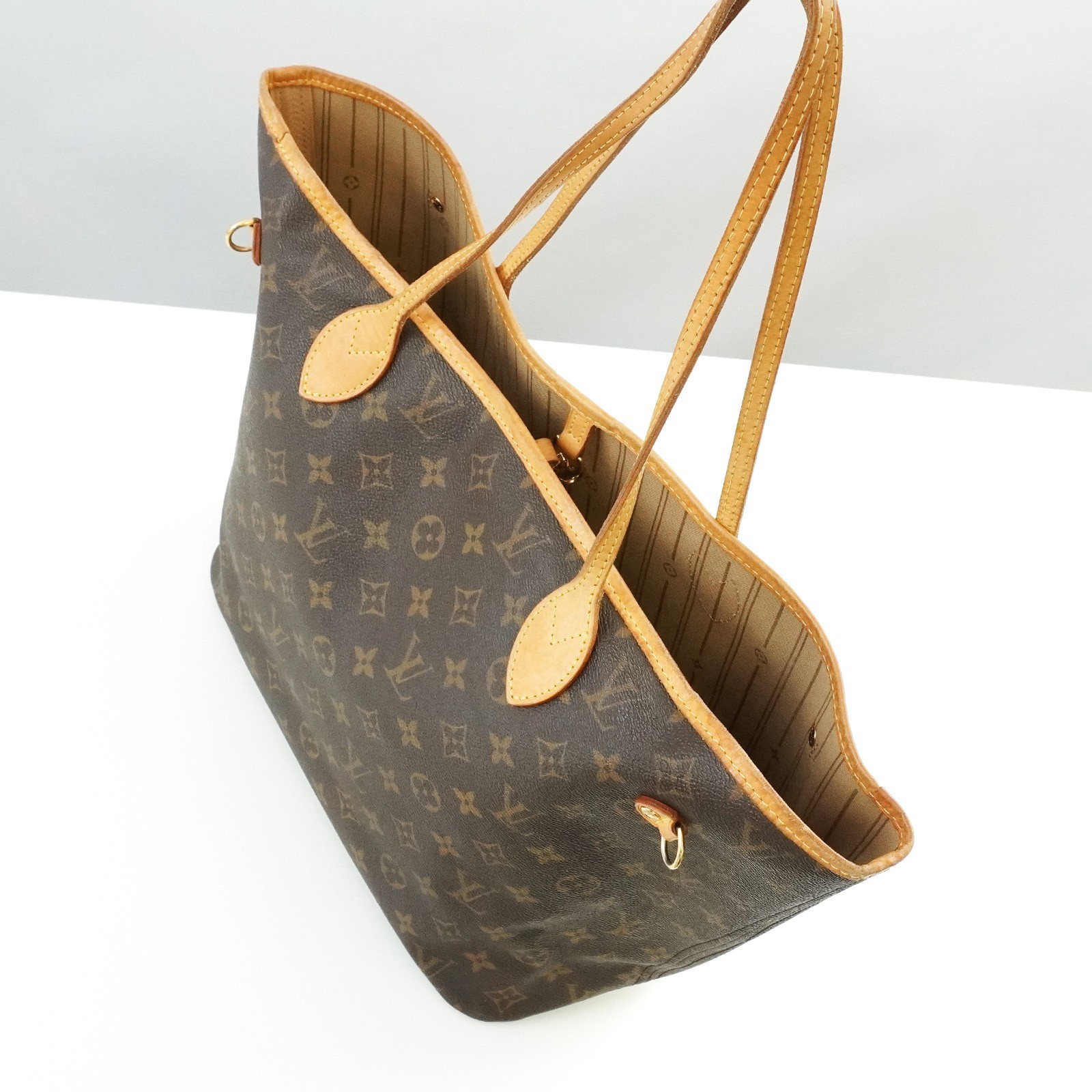 LOUIS VUITTON LV Monogram Neverfull MM M40156 Tote Bag SD3037 Auth #57356A