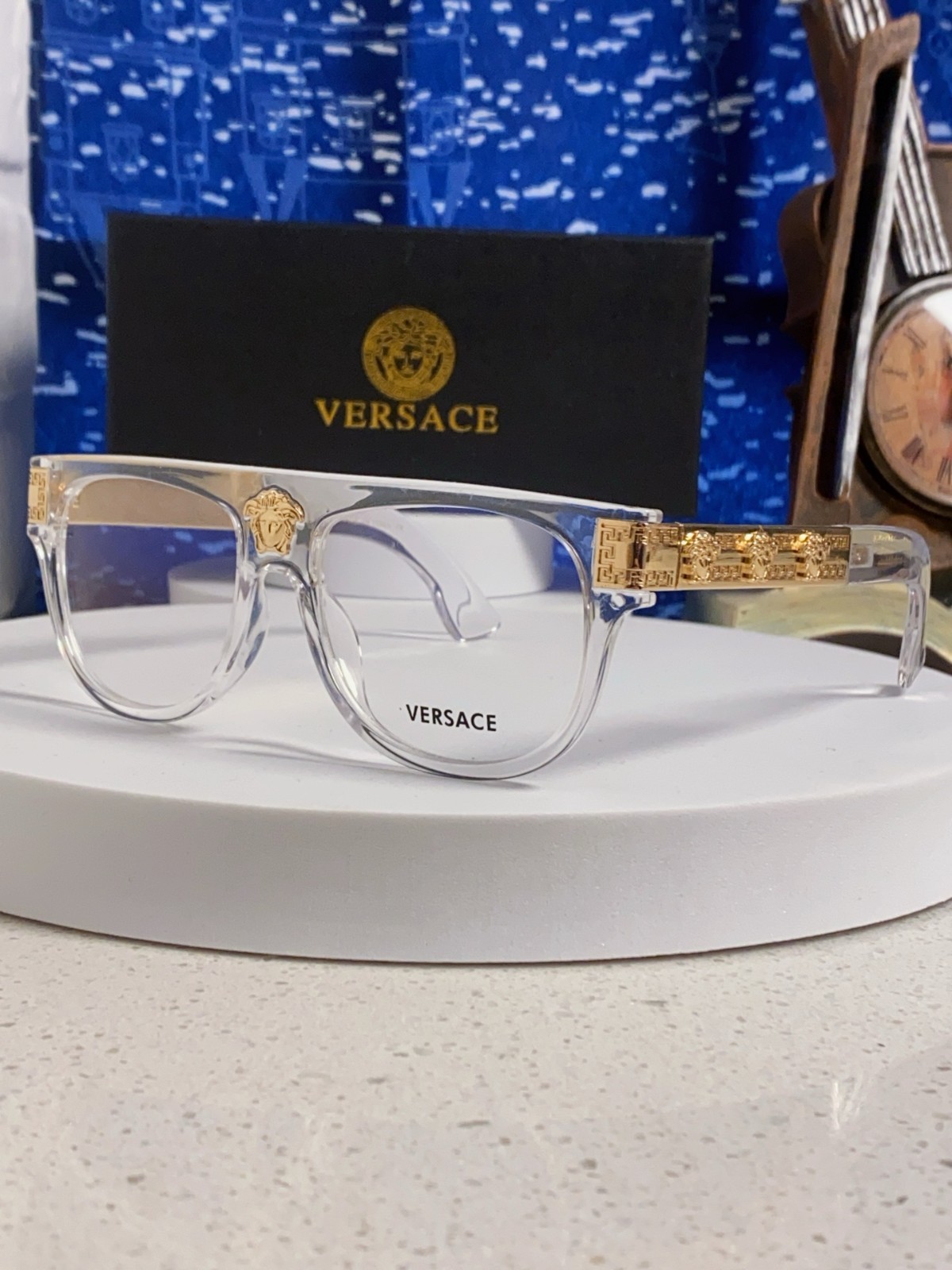 Versace Luxury Medusa Optical Eyeglasses VE3341U 54-18-140
