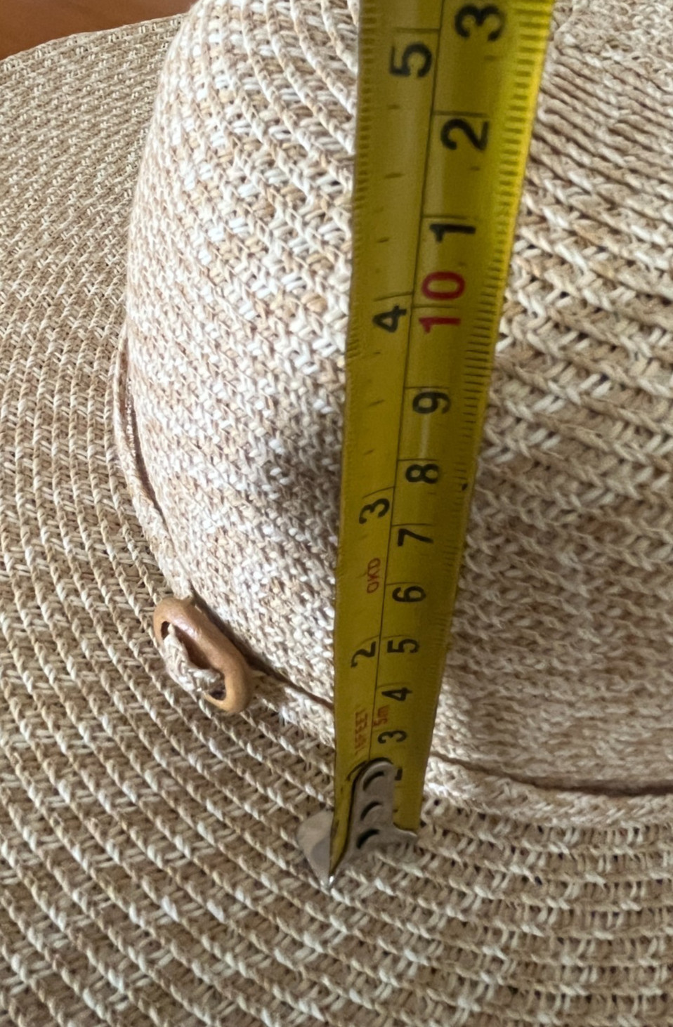 NINE WEST WOMEN’S WIDE BRIM FLOPPY STYLE SUN HAT APPROX. 21-22 IN SIZE M