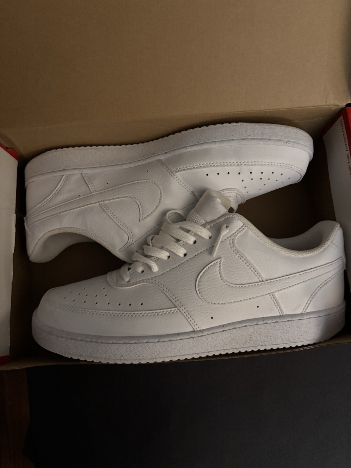 Nike Court Vision Lo NN Next Nature Triple White Men’s Sneaker DH2987-100