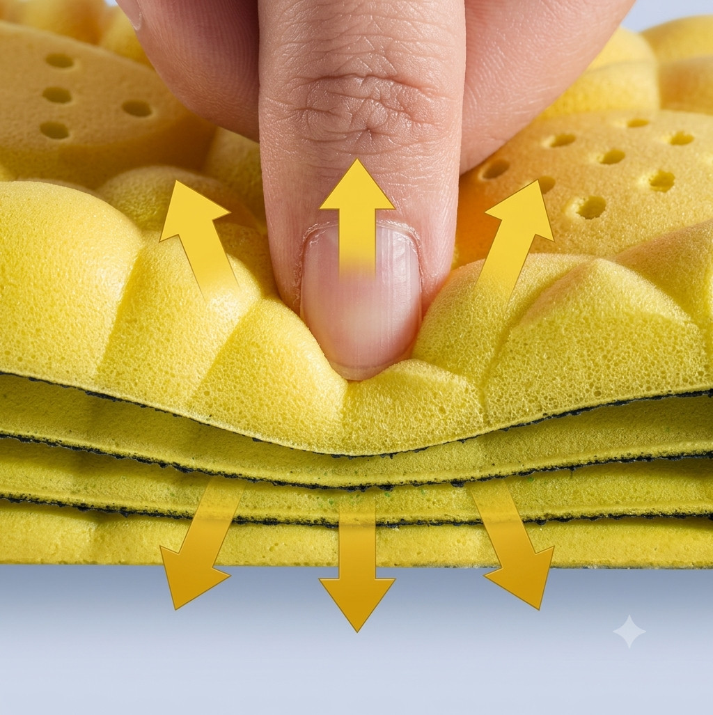 Soft Shoe Pads Support Shock Absorption Cushion Work Comfort Orthotic Insoles