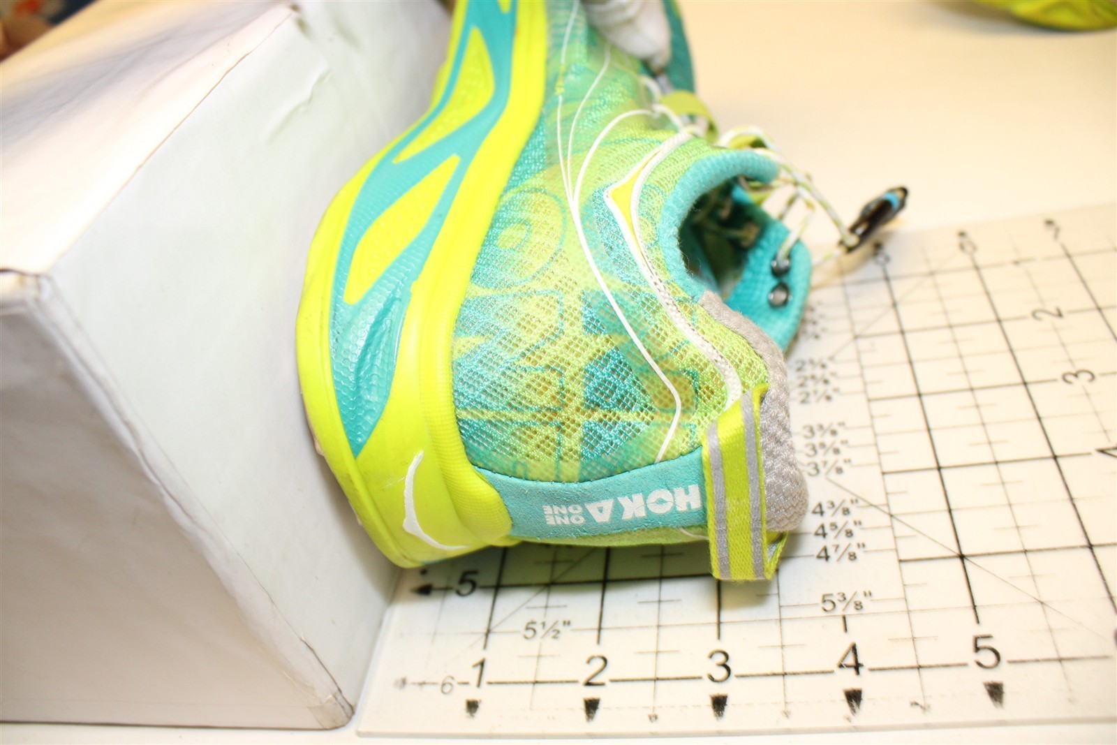 Hoka One One Huaka Textile Lace Up Running Womens Size 6 37 1/3 Shoes 20609 AAW