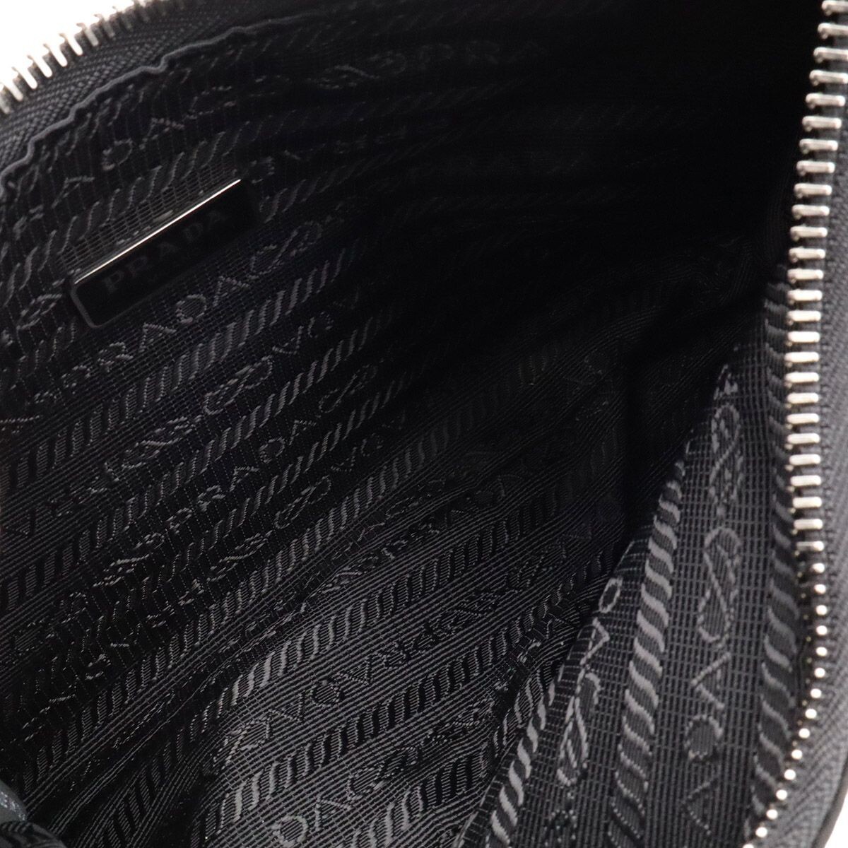 PRADA Re Edition 2005 Re Nylon Mini Shoulder Bag Black 1NE204 Authent