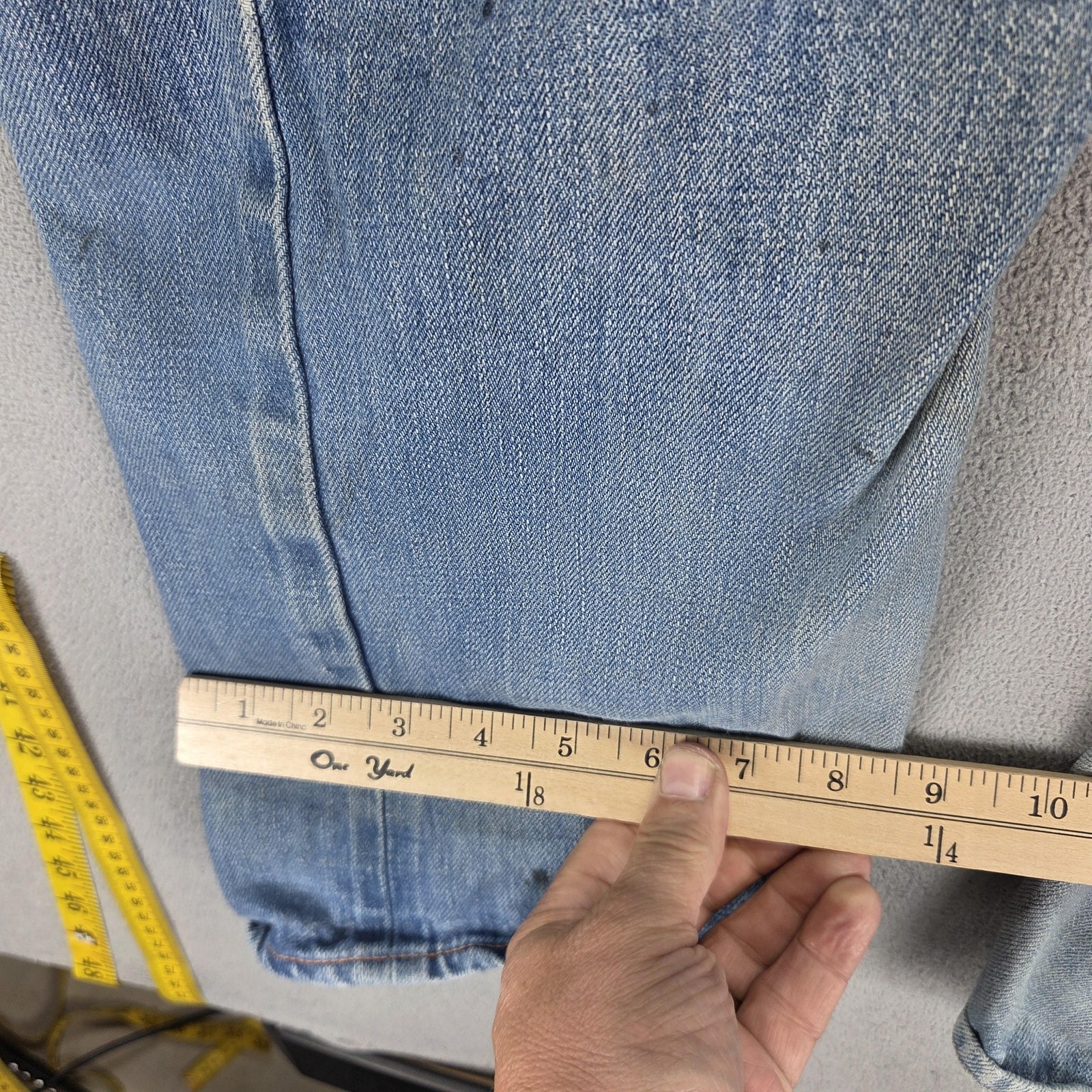 Vintage Levis Engineered Jeans Mens 32×32 Blue Twisted Light Wash Zip Fly