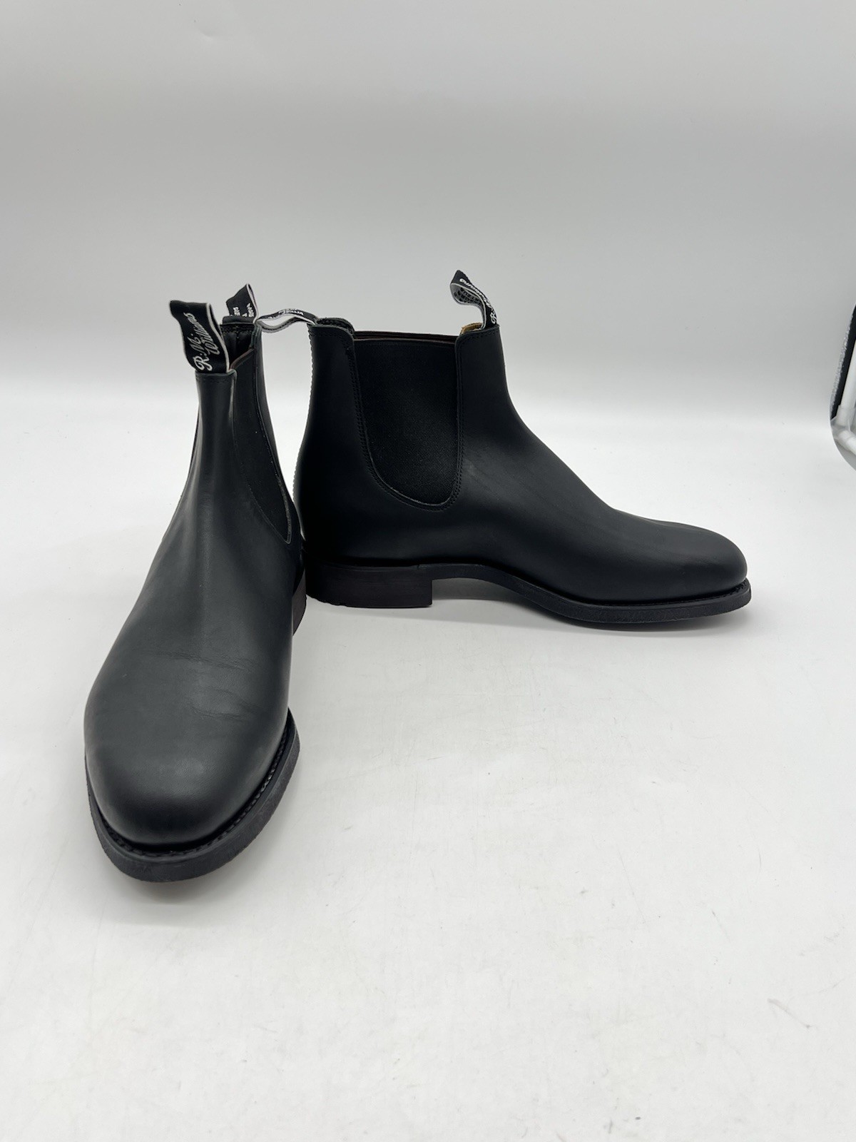 R.M Williams Gardner Men UK Sz 10.5 Sz US 11.5 Black Leather Chelsea Boots Shoes