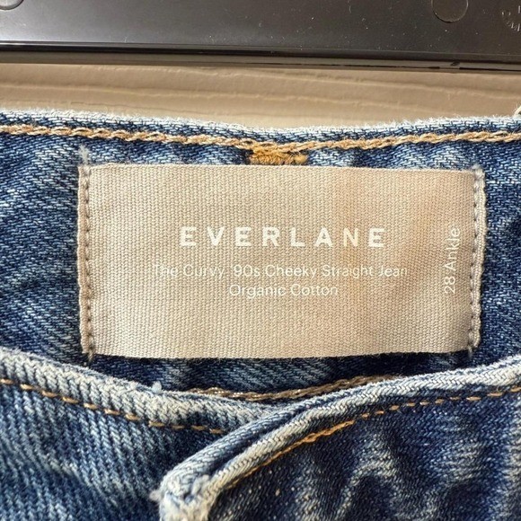 Everlane The Curvy 90s Cheeky Straight Leg Ankle Jeans Women’s Size 28