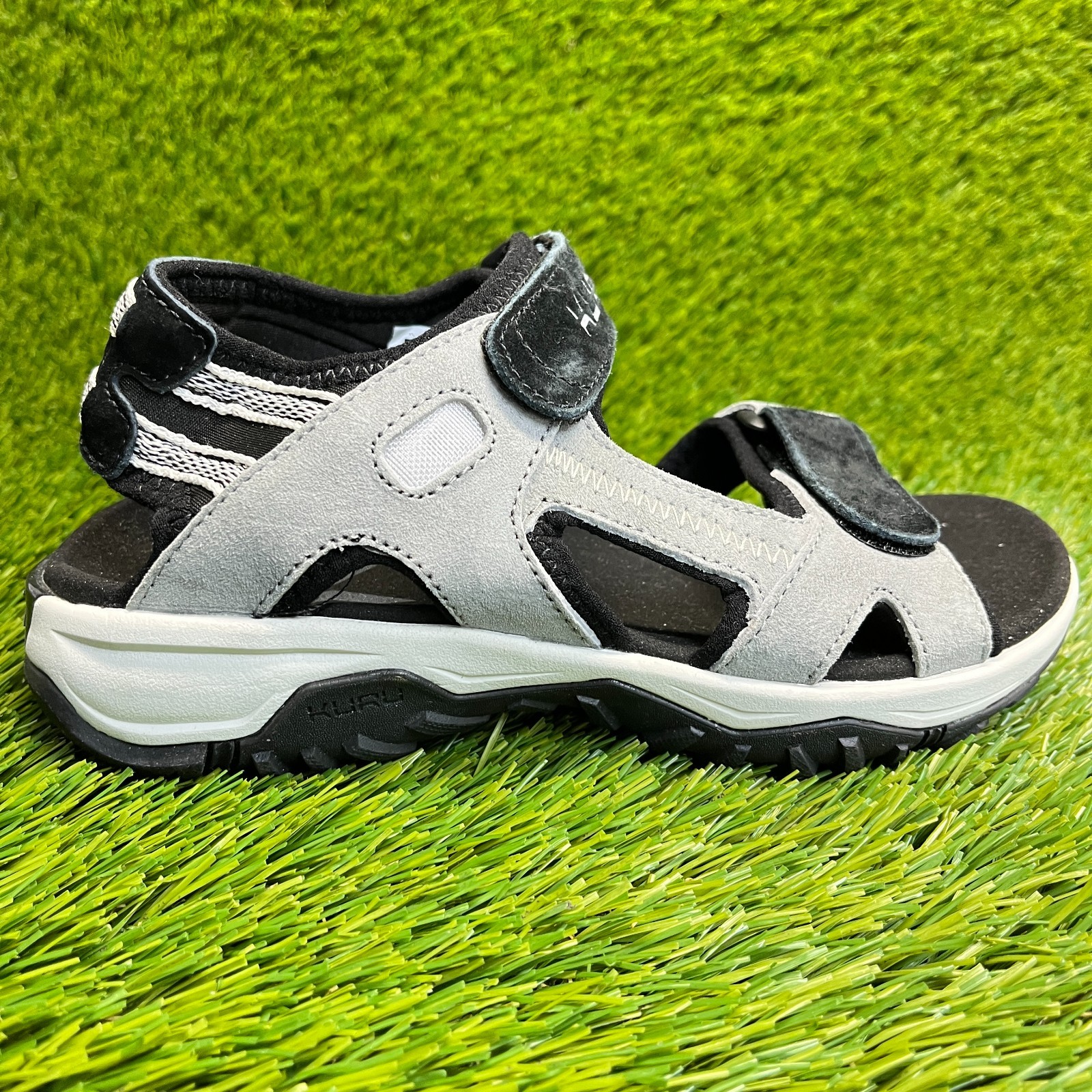Kuru Tread Womens Size 6 Gray Black Beach Walking Outdoor Sport Strappy Sandals