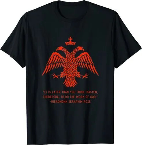 2025/New Limited Eastern Orthodox Christian Seraphim Rose T-shirt