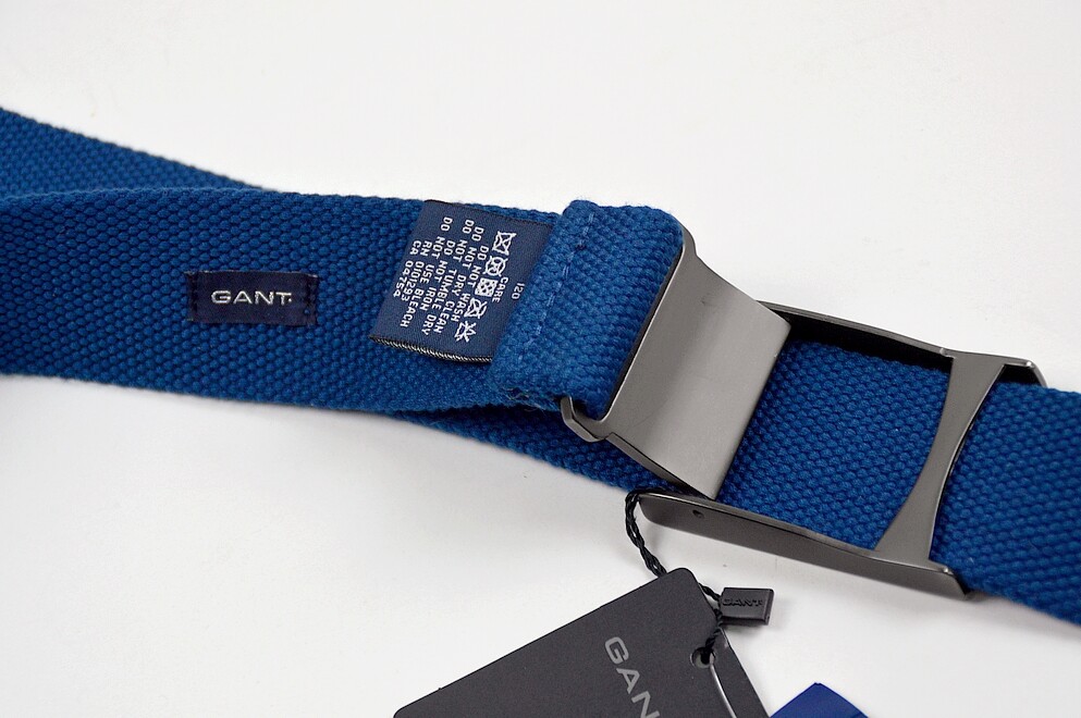 GANT Solid Canvas Belt Men’s Women’s Fabric Belt Pants S/M (3.44ft x 1.48in) Red