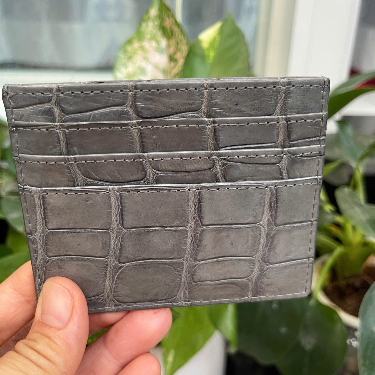 GENUINE LEATHER SKIN CREDIT CARD HOLDER/ WALLET CARD HOLDER FOR MEN