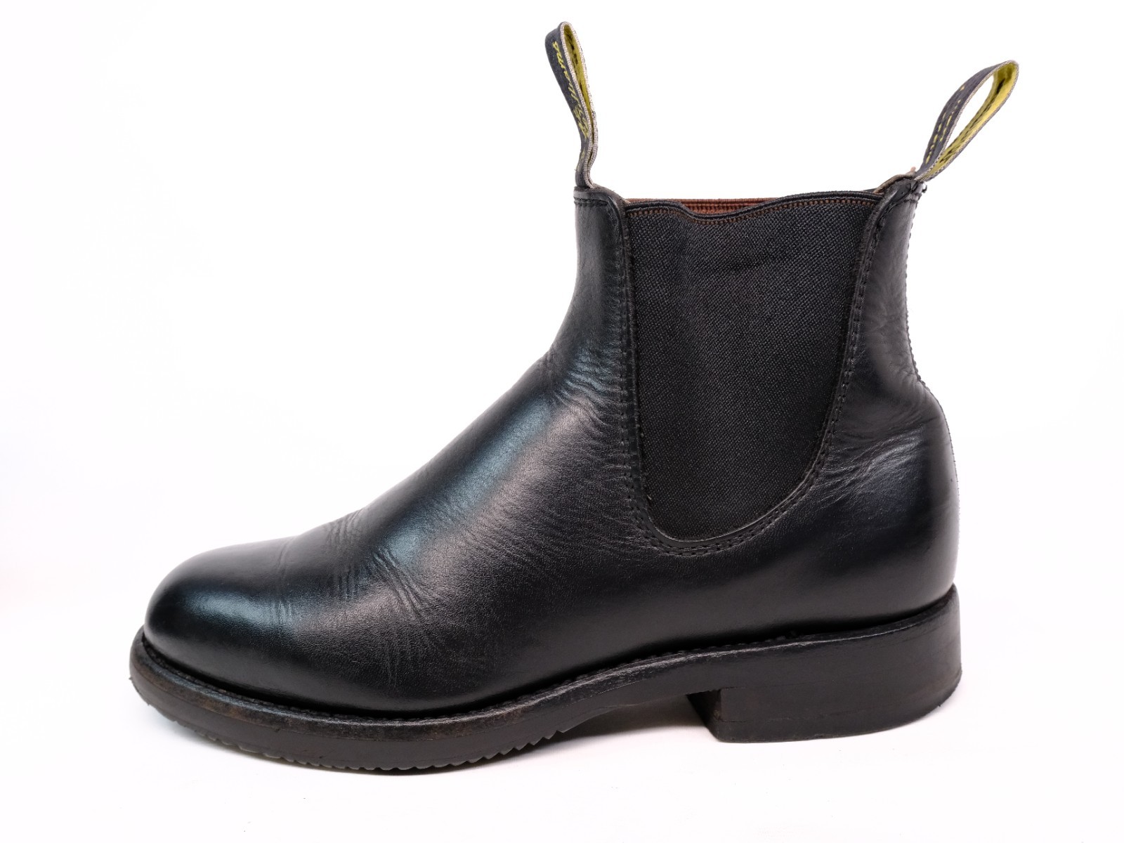 RM Williams Comfort Craftsman Black Leather Chelsea Boots EU 36 / UK 3.5 / US 6