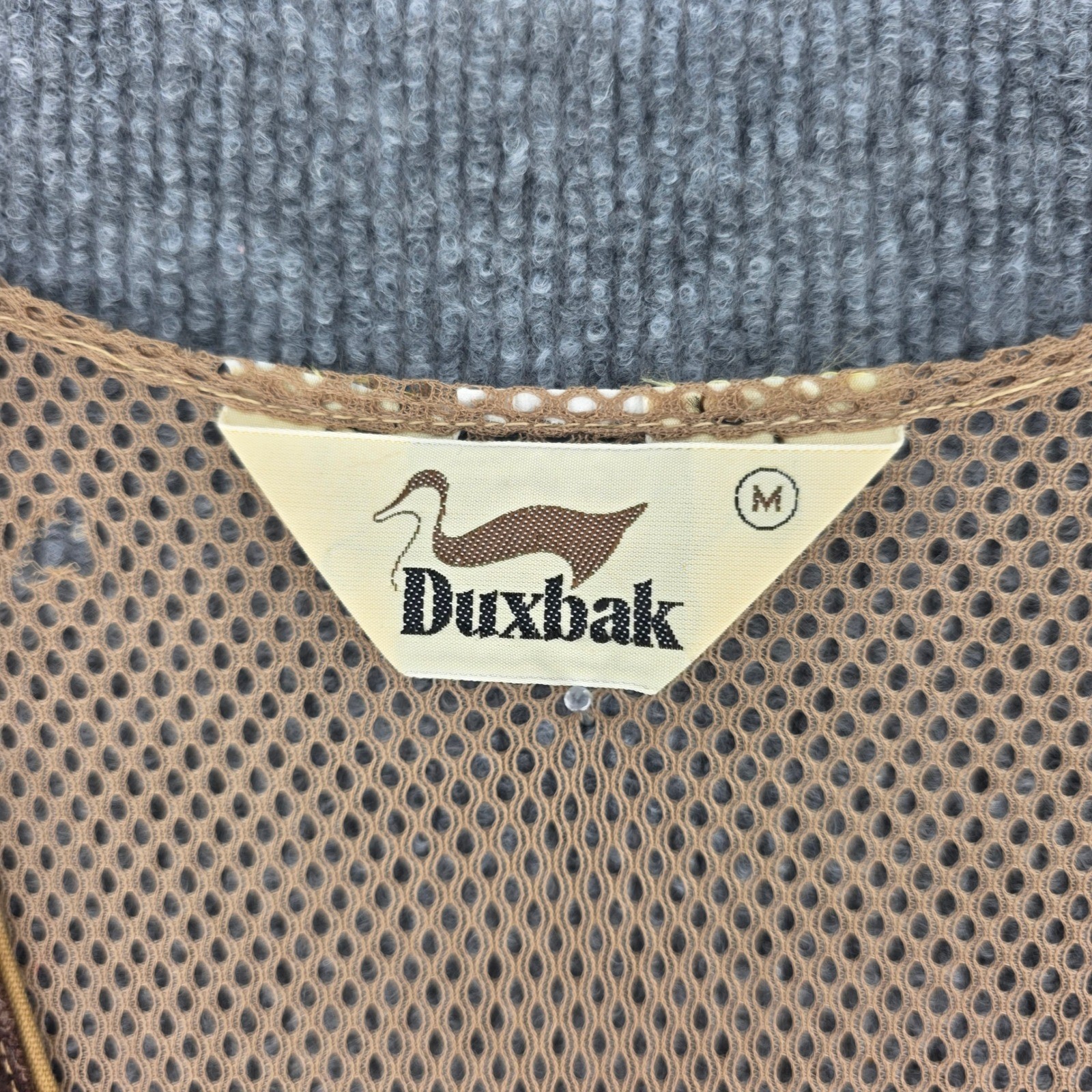 Duxbak Upland Field Pants & Vest Mens Brown Canvas Nylon Brush Guard Hunting USA
