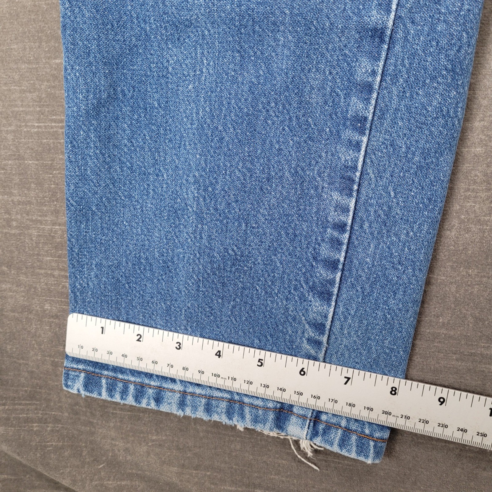 Wrangler Men Vintage Blue Denim Jeans Pants Actual Size 32×31 Bootcut