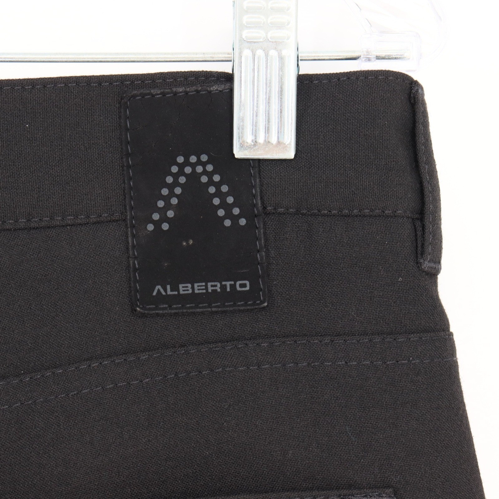 Alberto TOM Comfort Fit Ceramica Black Pants Mens Size 50 34×31 Business Casual