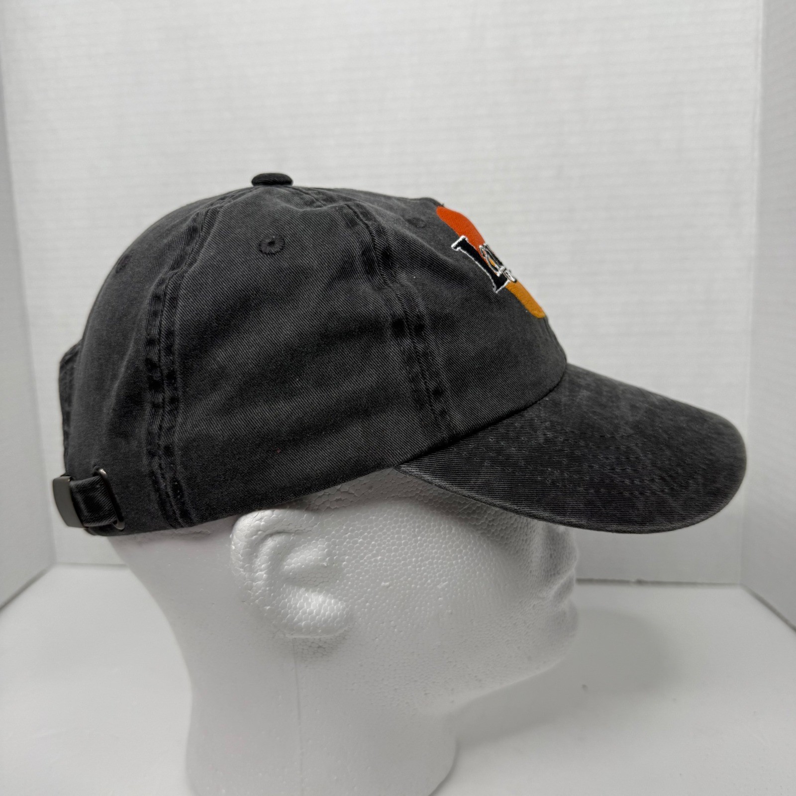 Laugh Factory Hat Mens OSFM Black Washed Comedy Club Cotton Dad Cap Souvenir