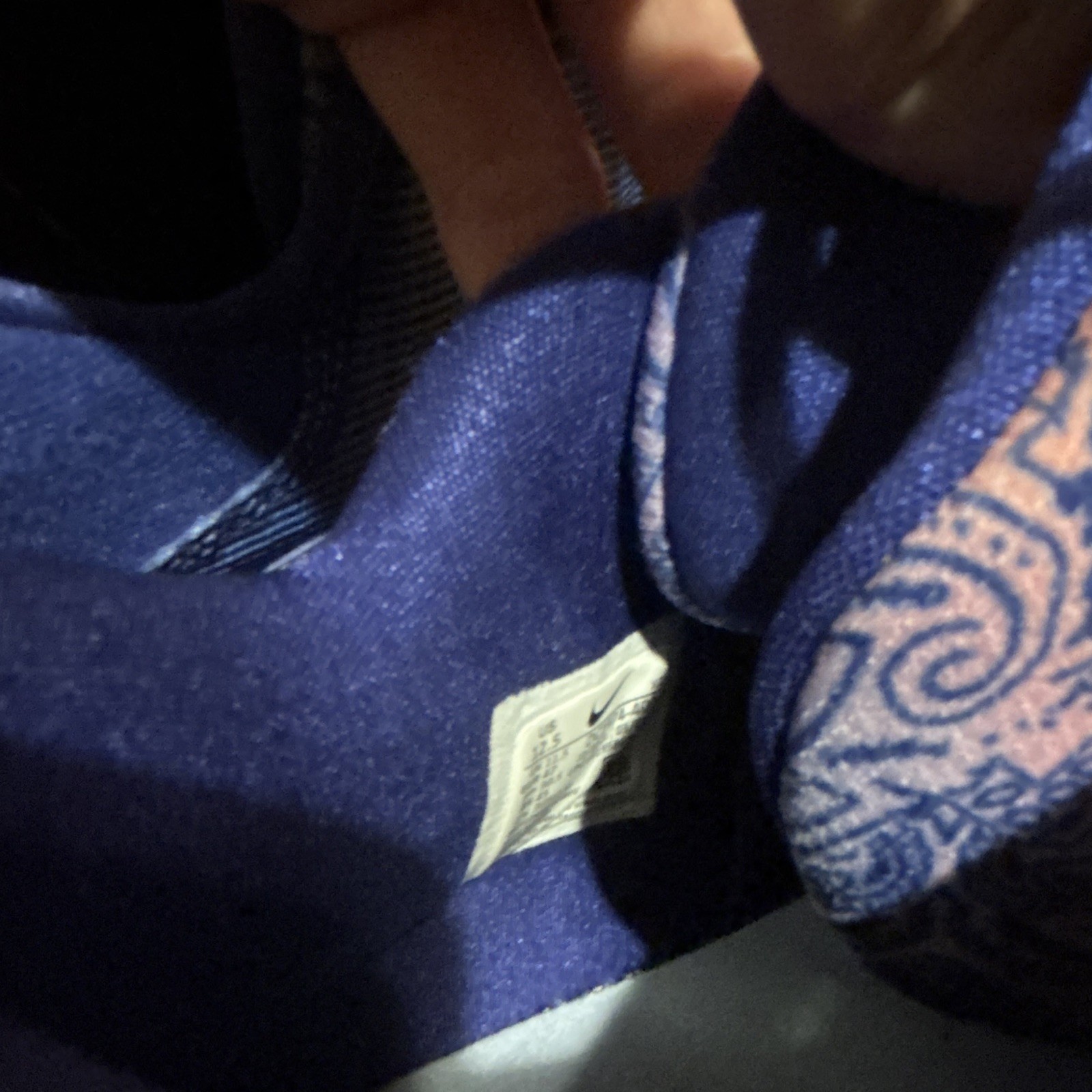 Nike PG6 Blue Paisley Size 12.5
