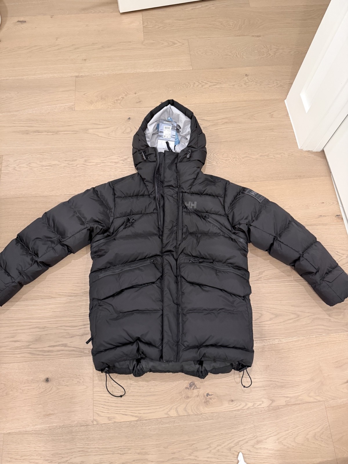 Helly Hansen Arctic Patrol H2 Flow Parka Black/Noir Men’s Large With New Tags