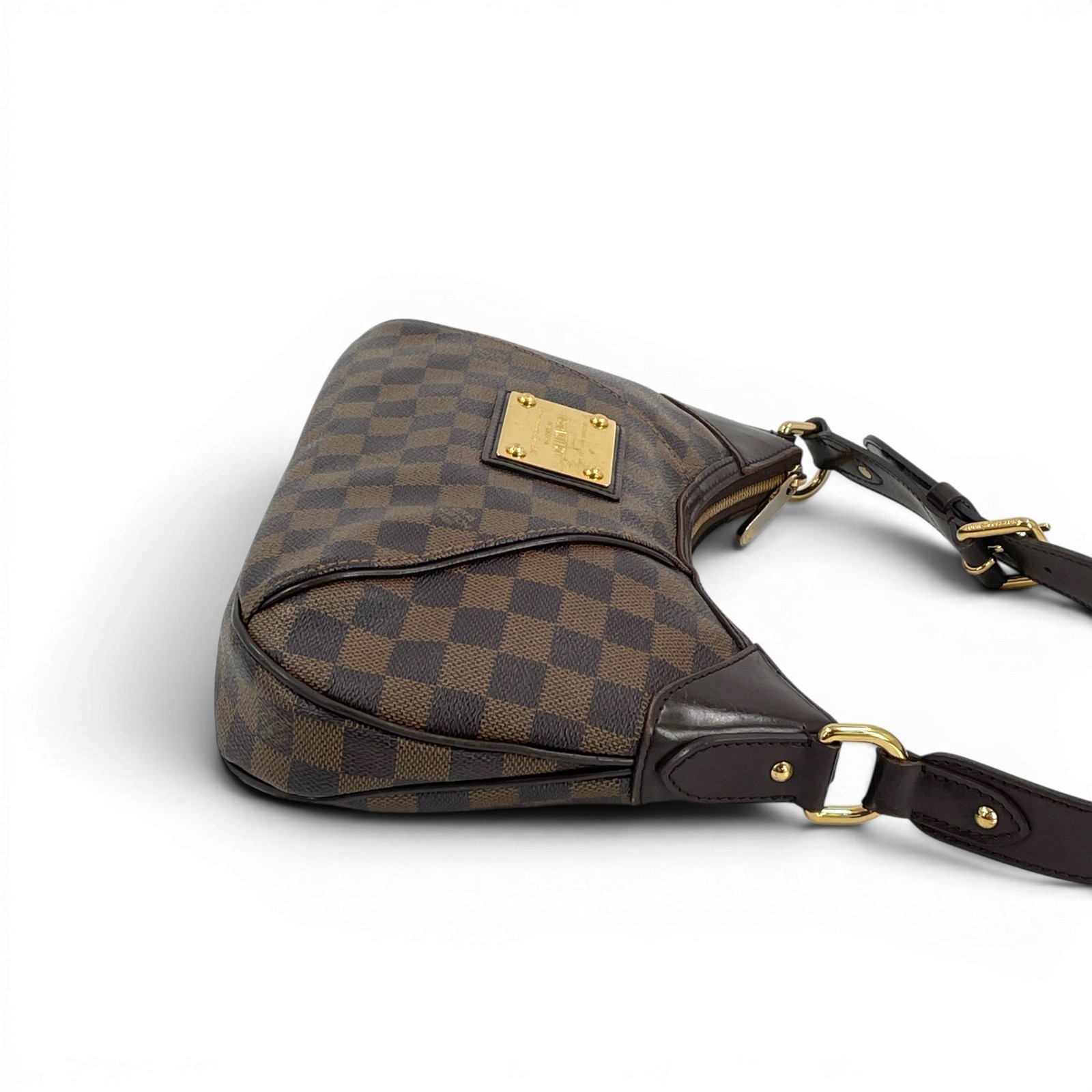 LOUIS VUITTON Thames PM Damier Ebene Canvas Brown Shoulder Bag N48180