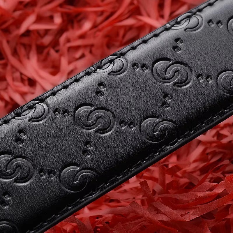 Mens PU Leather Belt Metal Buckle Casual Business Waist Belt for Jeans