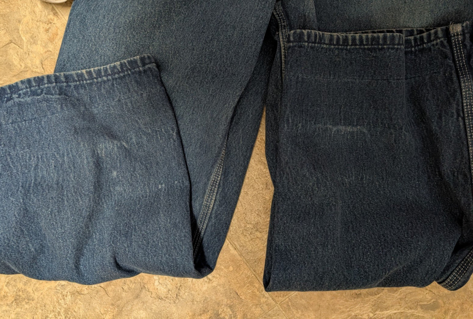 Dickies Denim Blue Bib Overalls Tag Size 36×30 – READ & SEE PICTURES