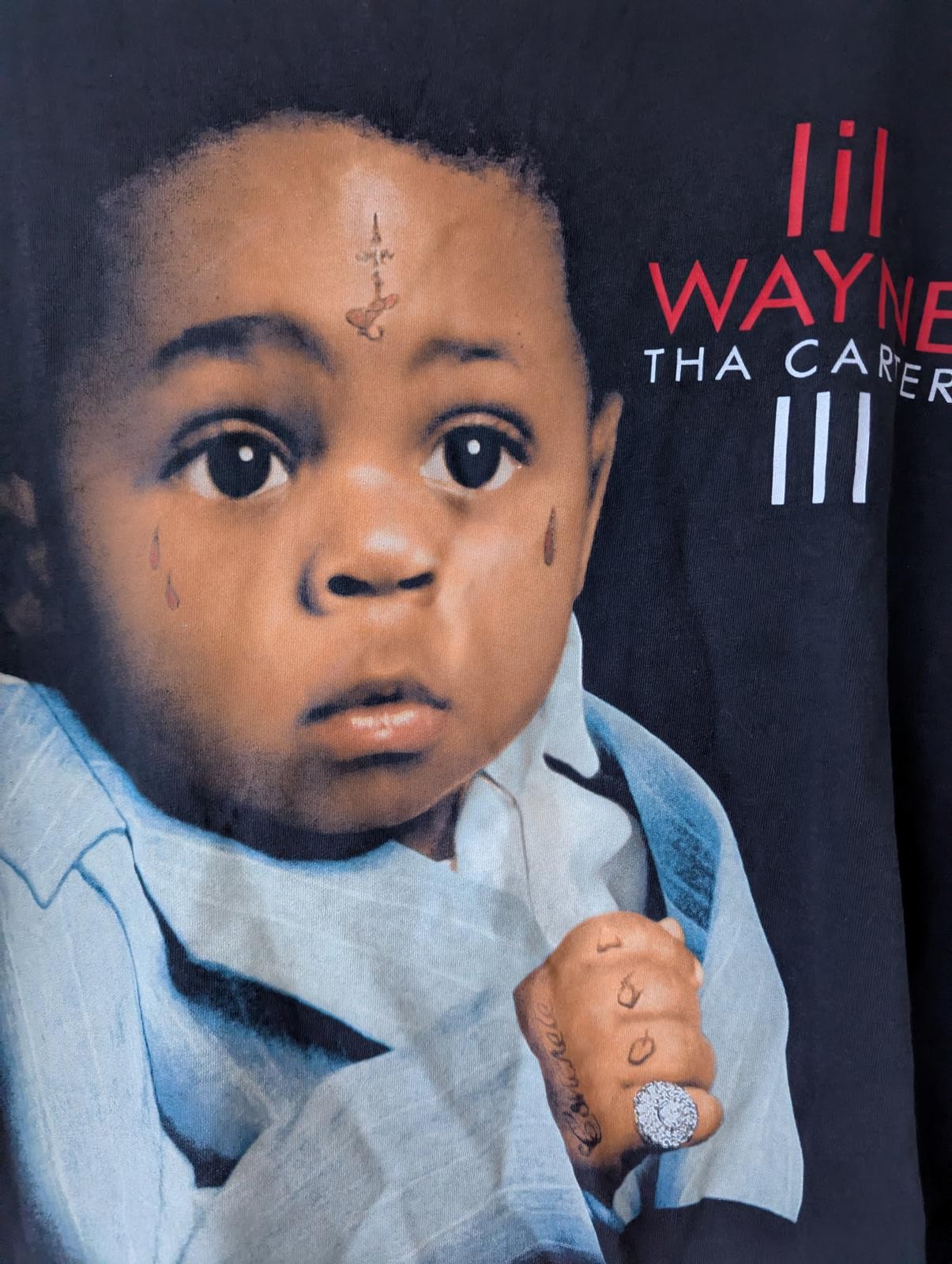 Lil Wayne Shirt XL Tha Carter III Graphic Rap Hip Hop Vintage Wash T-Shirt XL