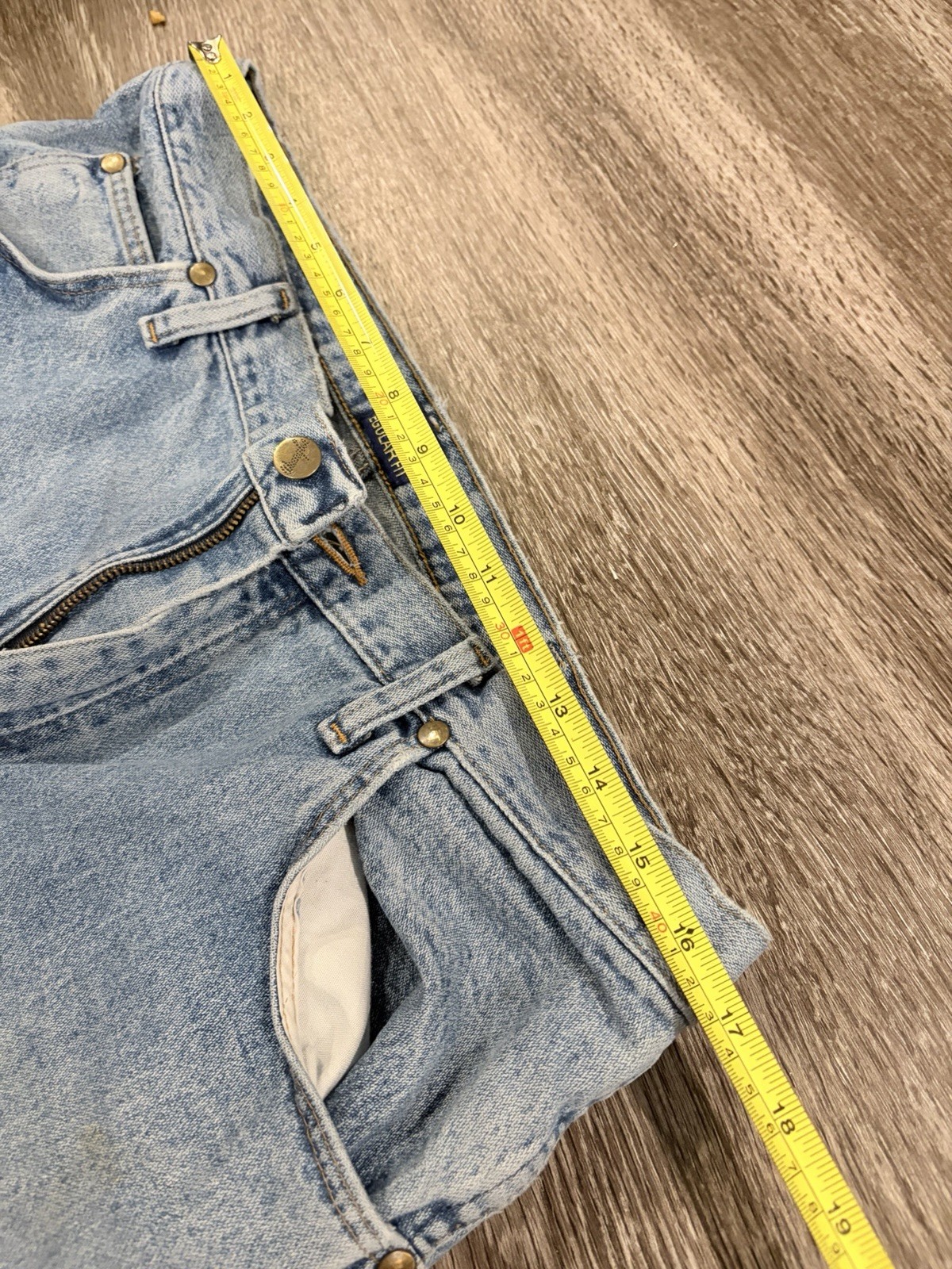 Wrangler Cowboy Cut Men’s Light Wash Blue Denim Straight Leg Jeans 47MWZSW 34×36