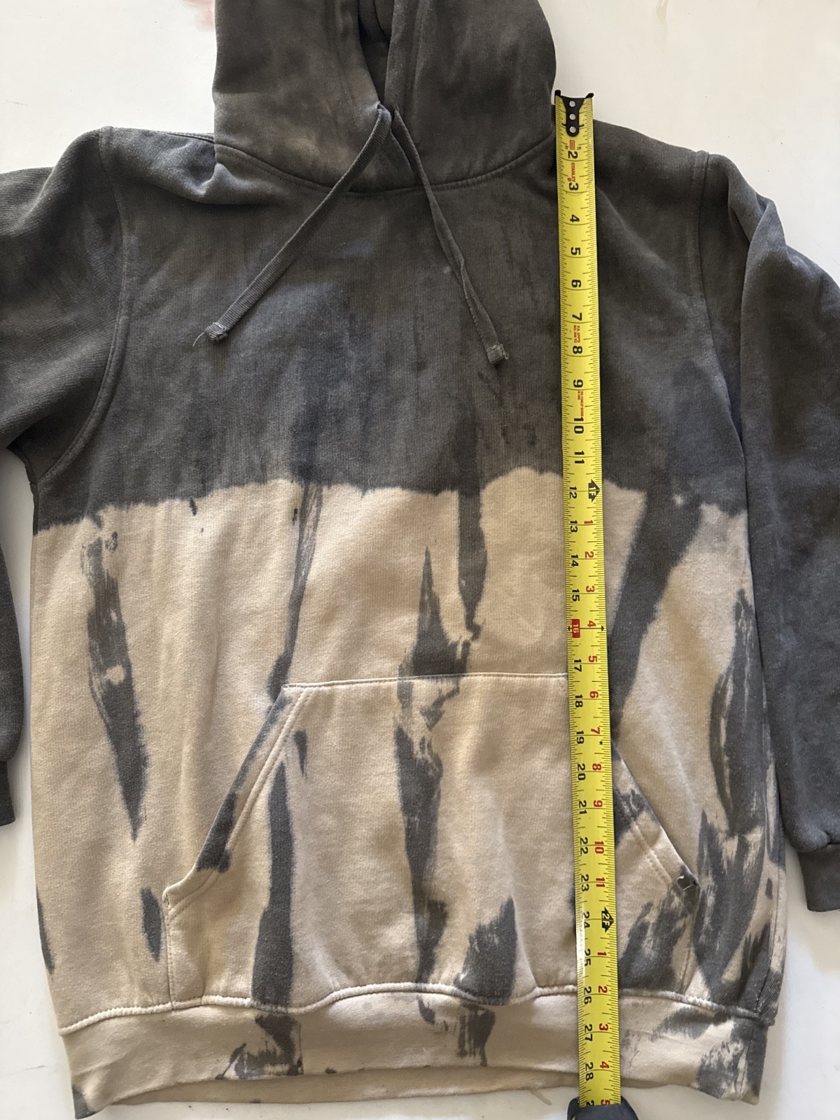 BoohooMAN Skull Rose Graphic Tie Dye Hoodie Men’s Size S Love Kill Pullover