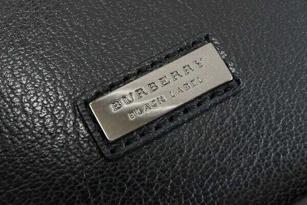 BURBERRY BLUE LABEL 2WAY Briefcase Canvas Leather Black Check