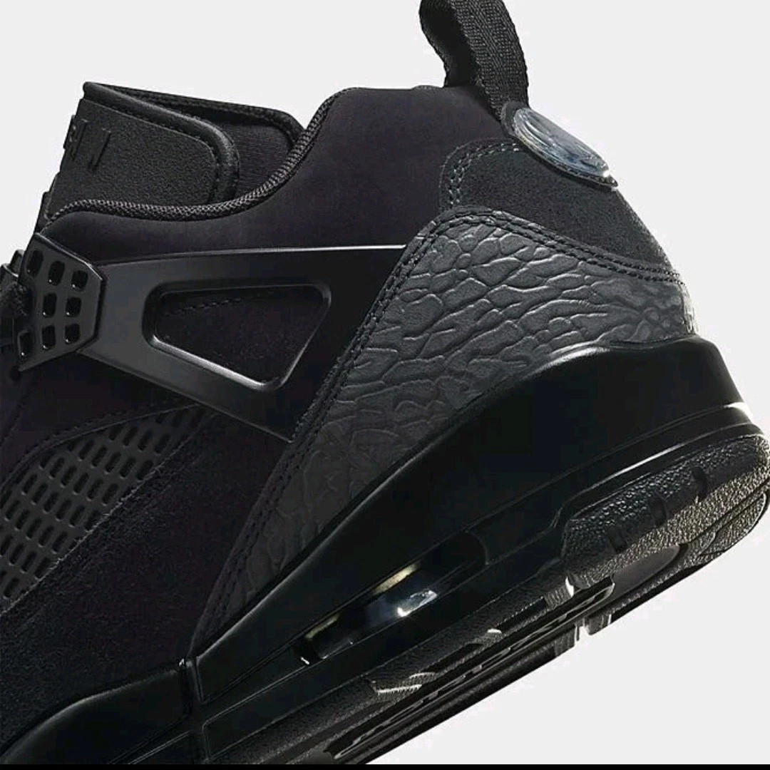 Jordan Spizike Low Men’s Size 11 Black /Black-Anthracite FQ1759 001 Fast Ship
