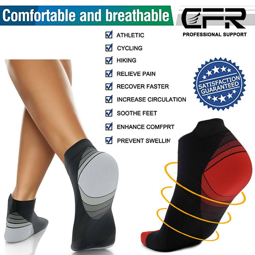 Plantar Fasciitis Socks Ankle Compression Brace Arch Support Joint Heel Running