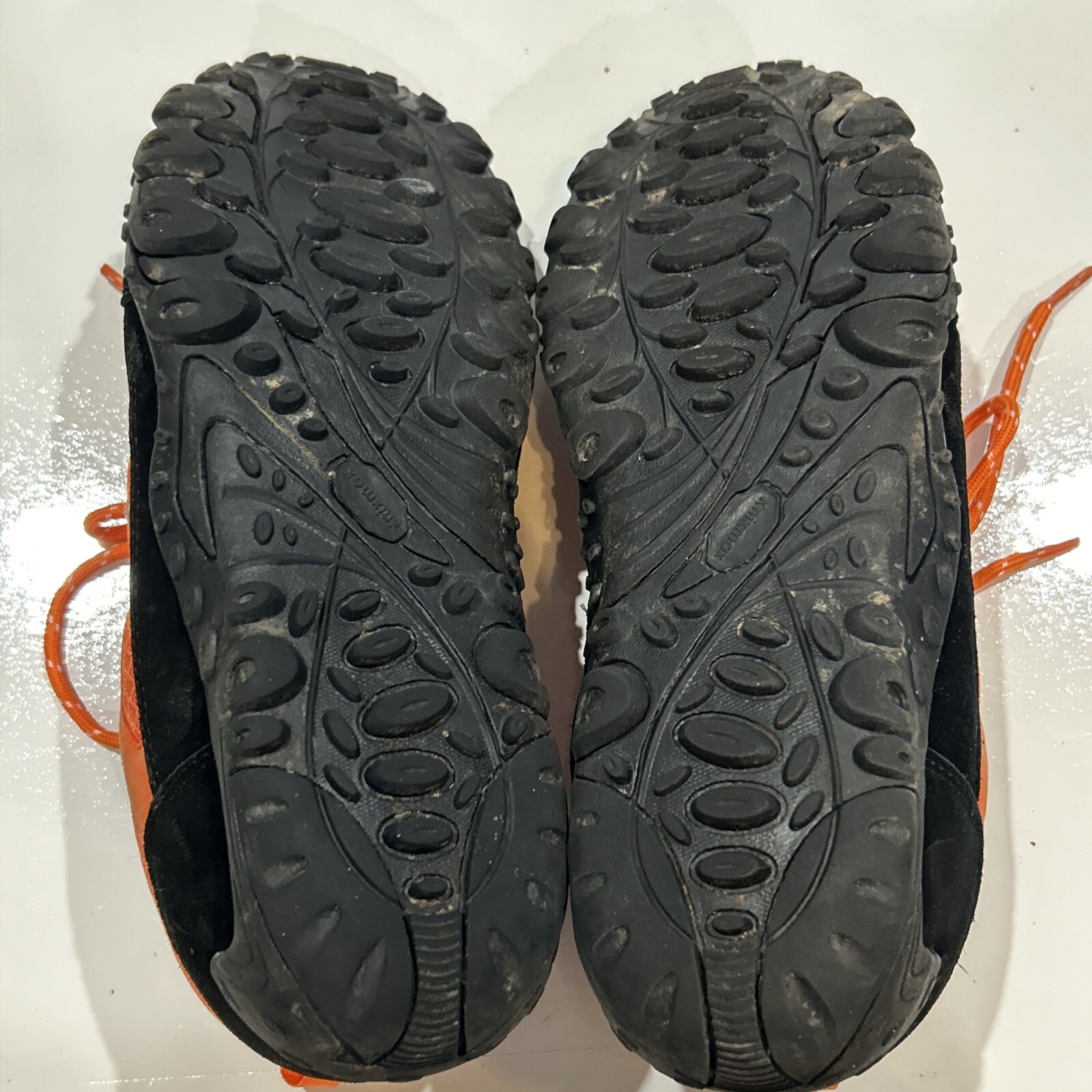 KnixMax Unisex Orange Low Top Hiking Trail Walking Trek Shoes 41 Men 8 Women 9.5