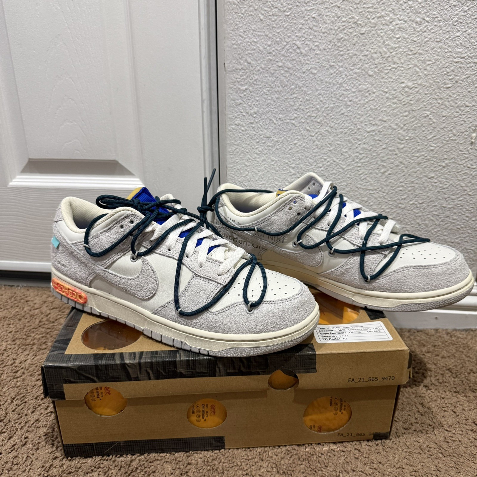 Size 12 – Nike Off-White x Dunk Low Lot 16 of 50 Worn once With Original Box