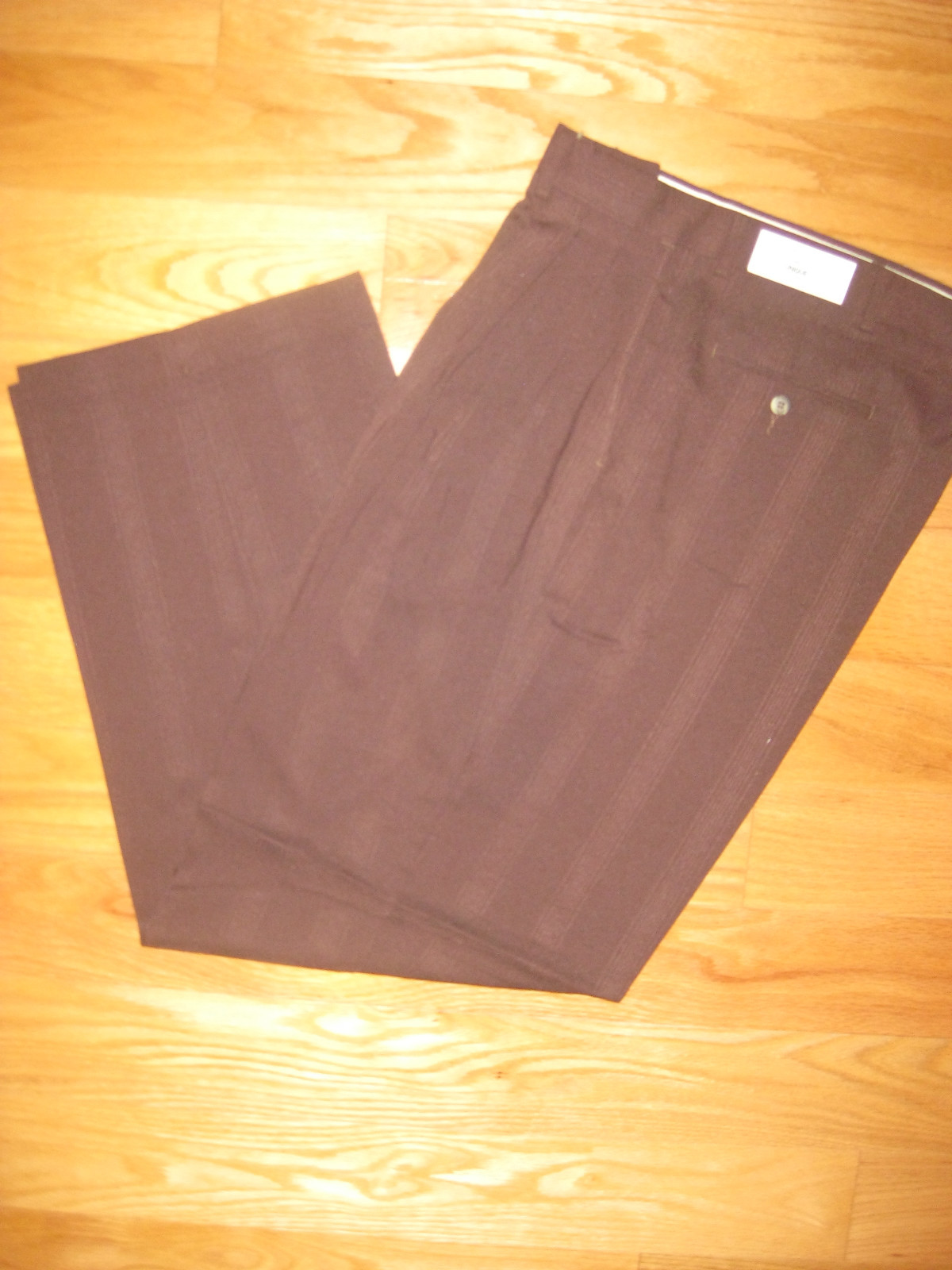 Mens Pants Unique Brown Dress Cuffed 32 34 36 38 40 X 32 Style #3 NEW