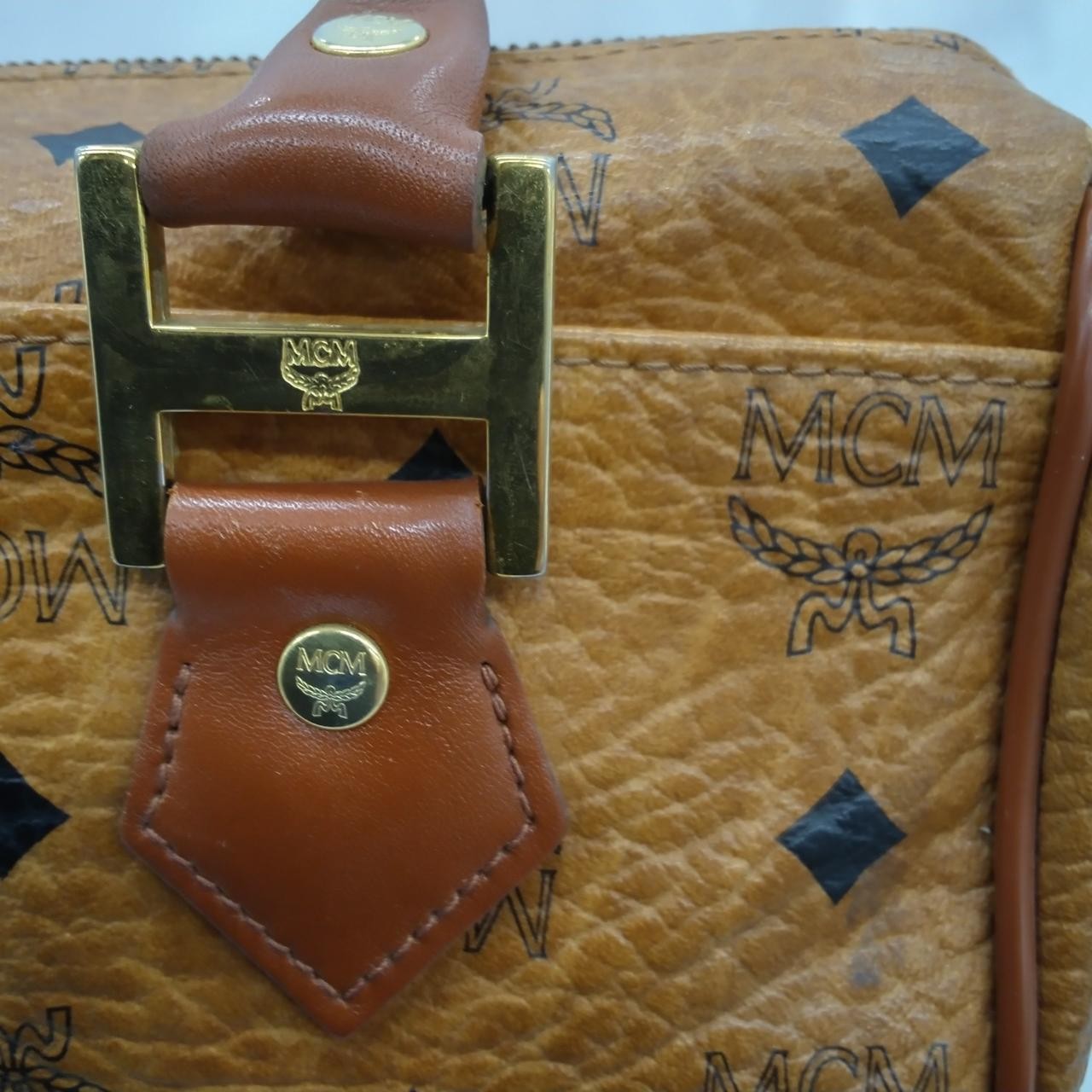 MCM Mini Boston Bag 10.6 inch