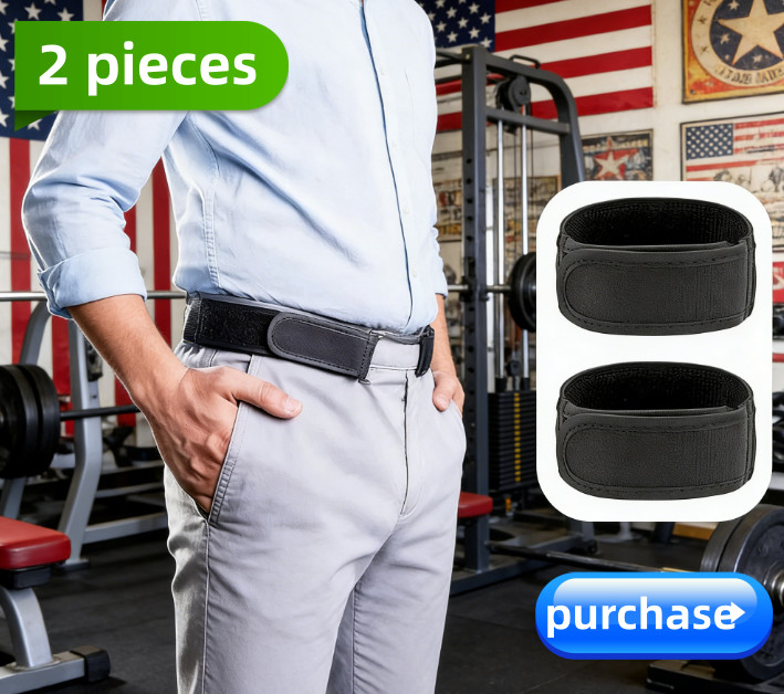 2pcs L size BeltBro Pro Pairs For Men Next Gen BeltPro Buckle-Free Elastic Belt